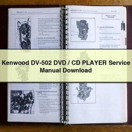 Kenwood DV-502 DVD / CD Player Service Manual Download PDF