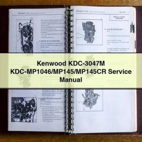 Kenwood KDC-3047M KDC-MP1046/MP145/MP145CR Service Manual PDF Download