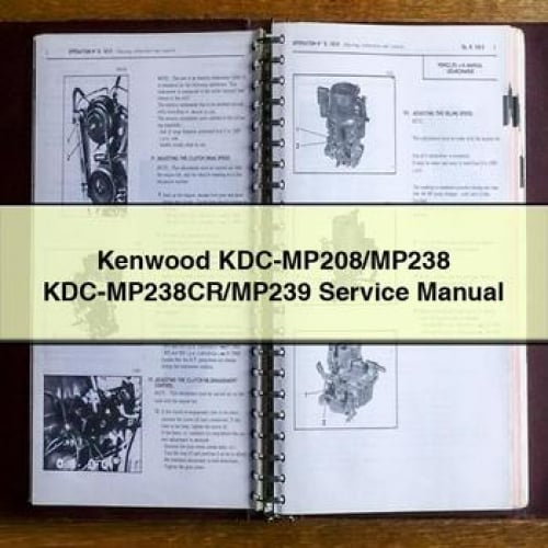 Kenwood KDC-MP208/MP238 KDC-MP238CR/MP239 Service Manual PDF Download