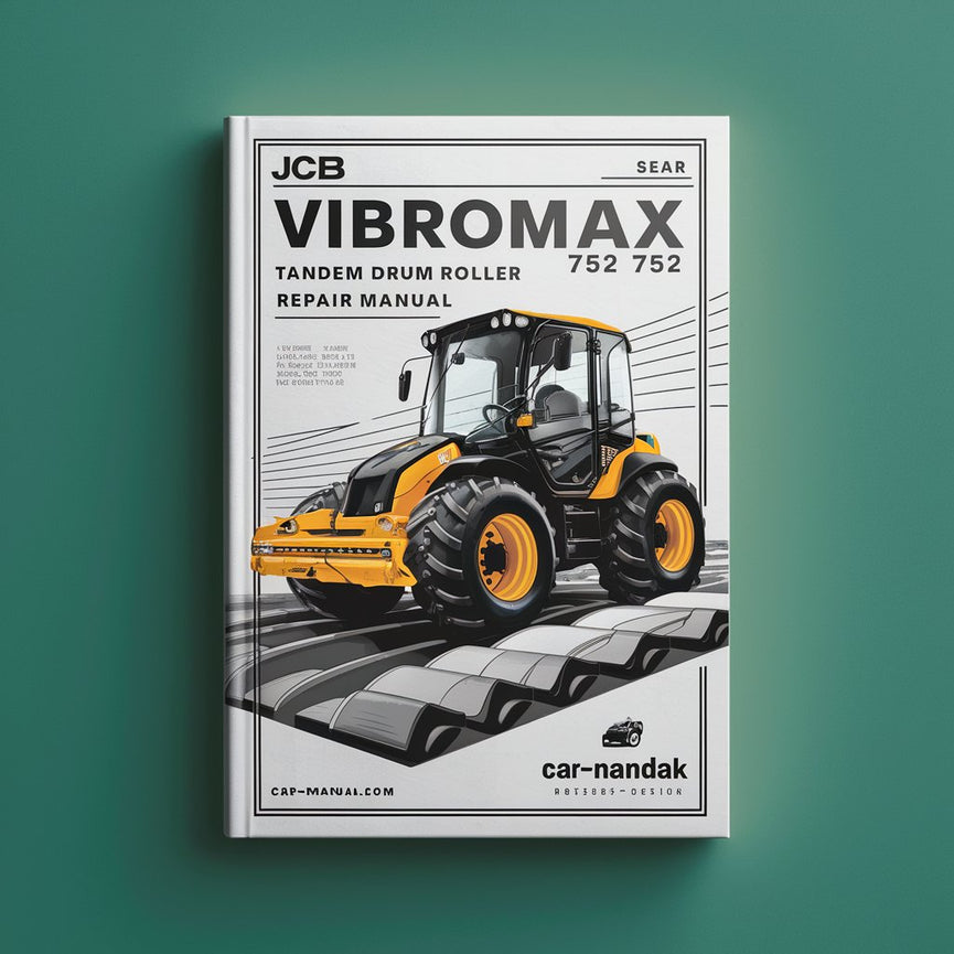 JCB VIBROMAX 752 TAndEM DRUM Roller Service Manual PDF Download