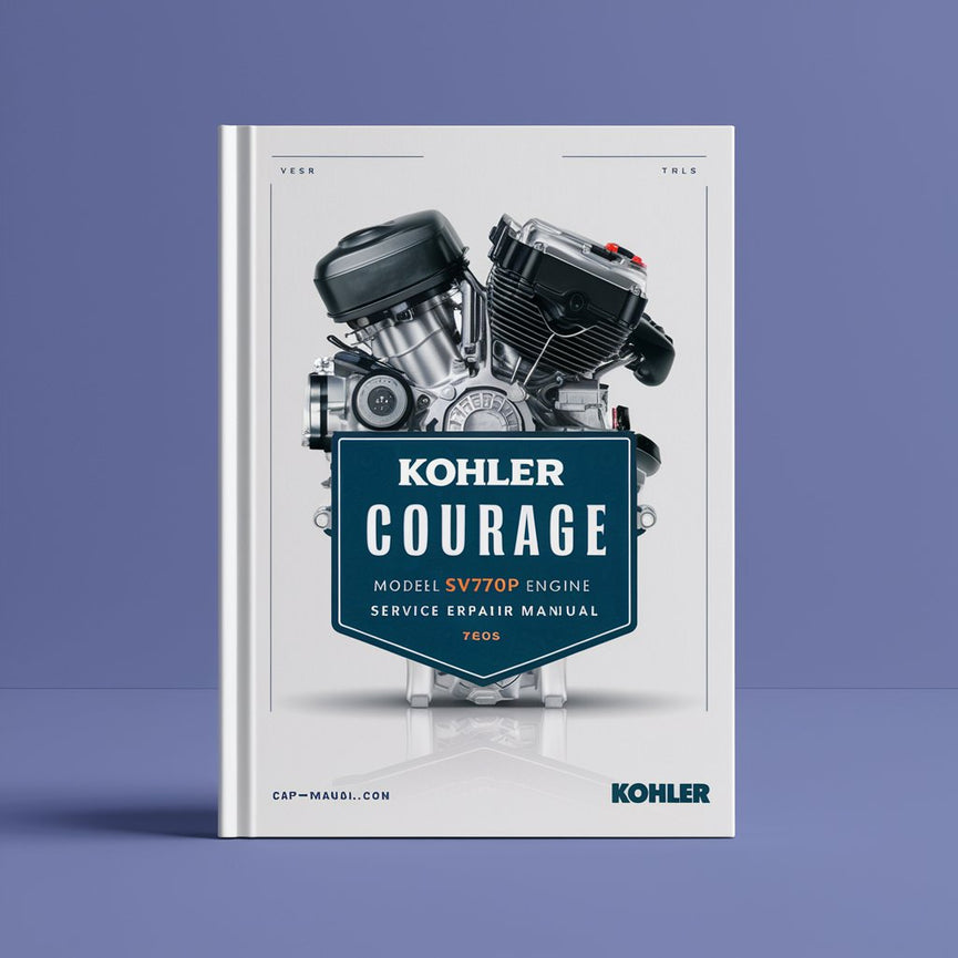 Manuel de réparation et d'entretien du moteur Kohler COURAGE modèle SV740 27HP