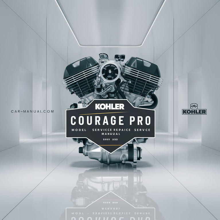 Kohler COURAGE PRO Model SV830 25HP Engine Service Repair Manual