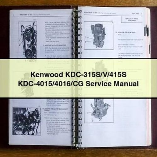 Kenwood KDC-315S/V/415S KDC-4015/4016/CG Service Manual PDF Download