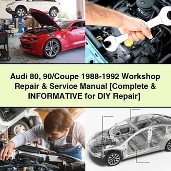 Manual de taller, reparación y servicio del Audi 80 90/Coupe 1988-1992 [Completo e informativo para reparaciones por cuenta propia]