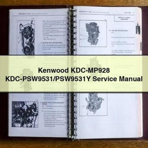 Kenwood KDC-MP928 KDC-PSW9531/PSW9531Y Service Manual PDF Download