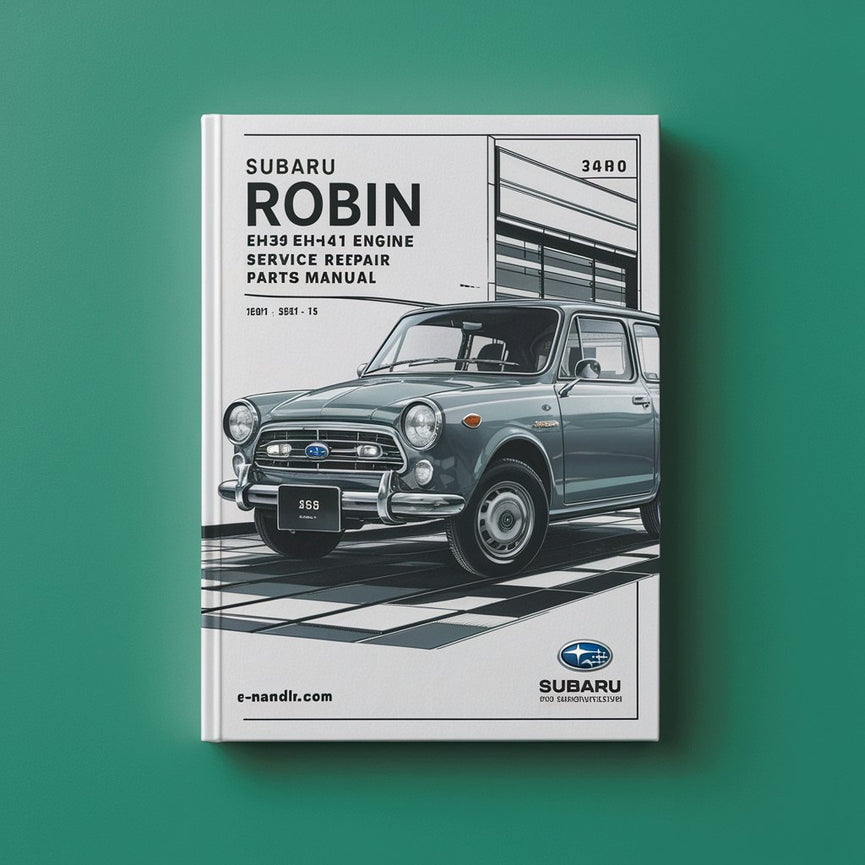 Manual de servicio, reparación y piezas del motor Subaru Robin EH36 EH41