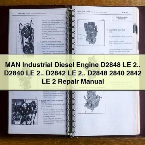 MAN Industrial Diesel Engine D2848 LE 2.. D2840 LE 2.. D2842 LE 2.. D2848 2840 2842 LE 2 Repair Manual PDF Download