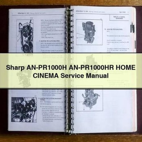 Sharp AN-PR1000H AN-PR1000HR HOME CINEMA Service Manual PDF Download