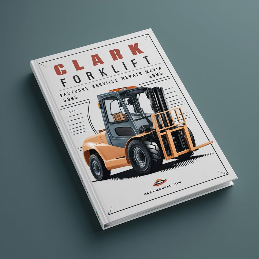 Manual de servicio y reparación de fábrica de montacargas CLARK SM-598S