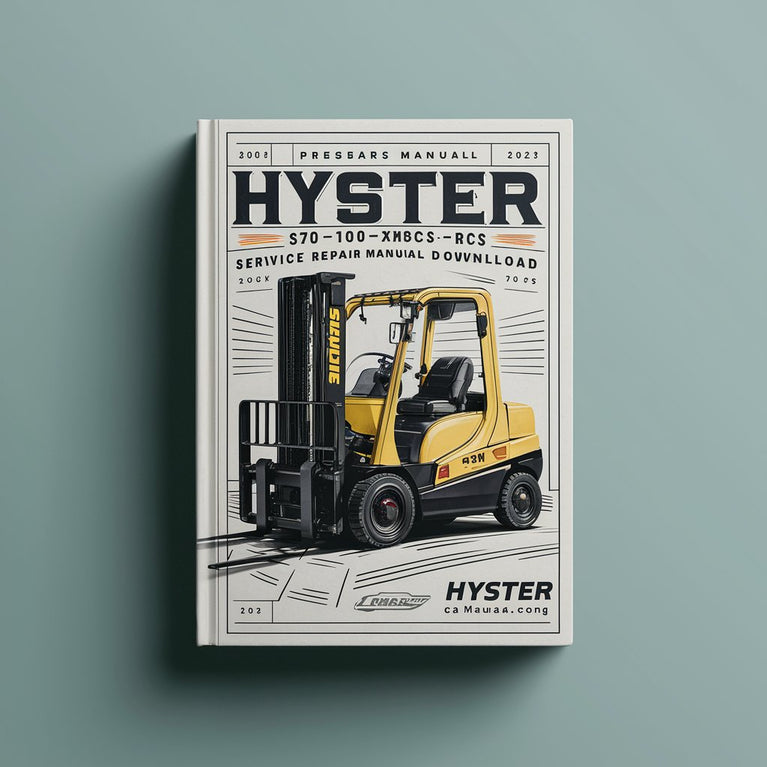 HYSTER S70-100XM S80-100XMBCS S120XMS S100XM-PRS Forklift Service Repair Manual & Parts Manual  (F004)