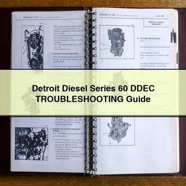 Guía de resolución de problemas del motor DDEC de la serie 60 de Detroit Diesel