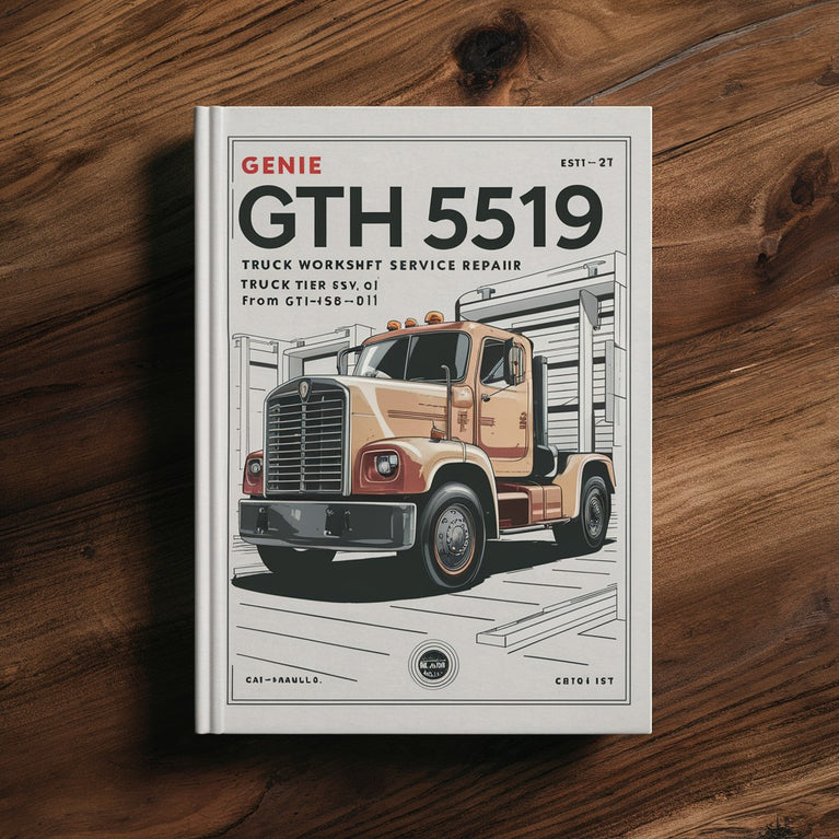 Genie GTH 5519 Forklift Truck Workshop Service Repair Manual (Deutz Tier 4i & S/N: From GTH5514B-101)