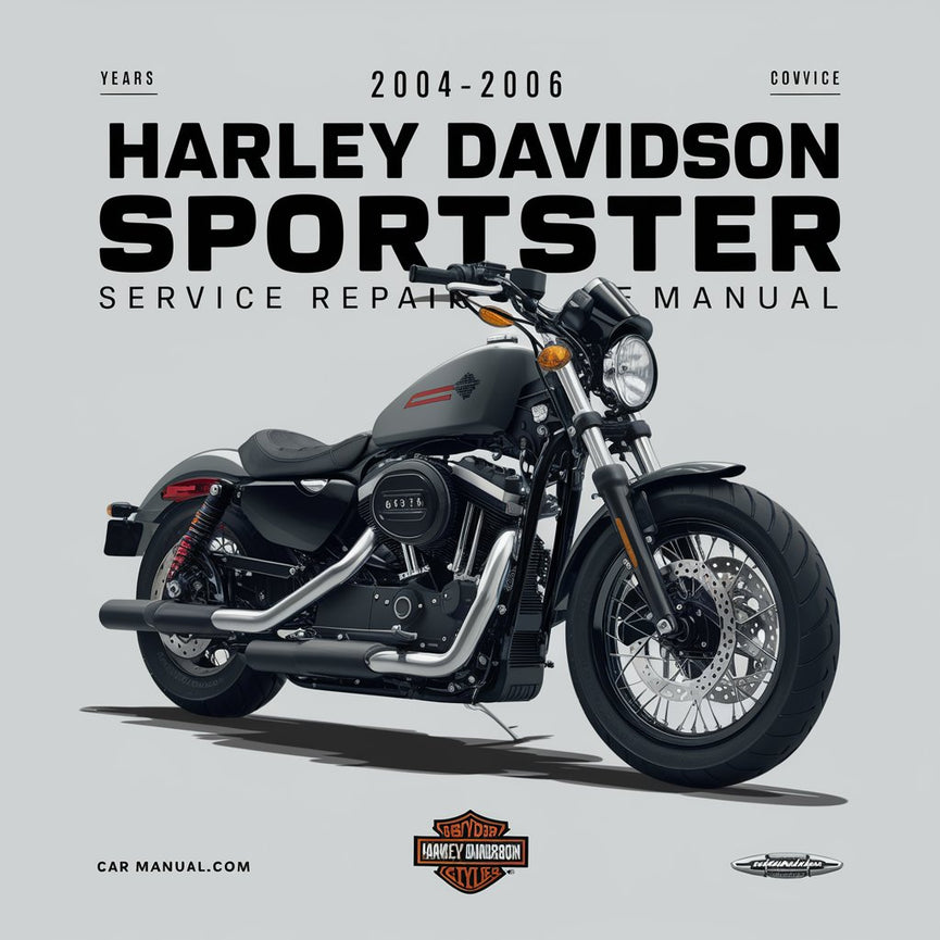 Manual de servicio y reparación de Harley Davidson Sportster 2004 2005 2006