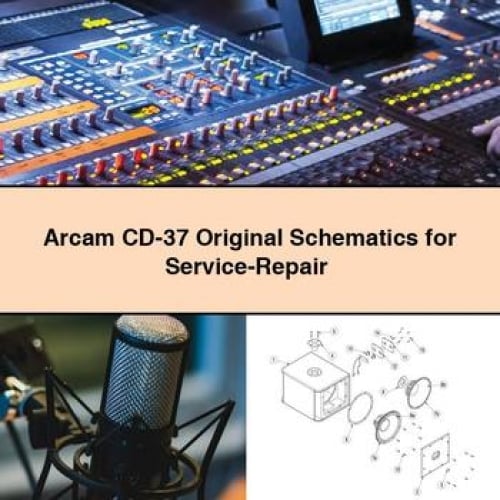 Arcam CD-37 Original Schematics for Service-Repair