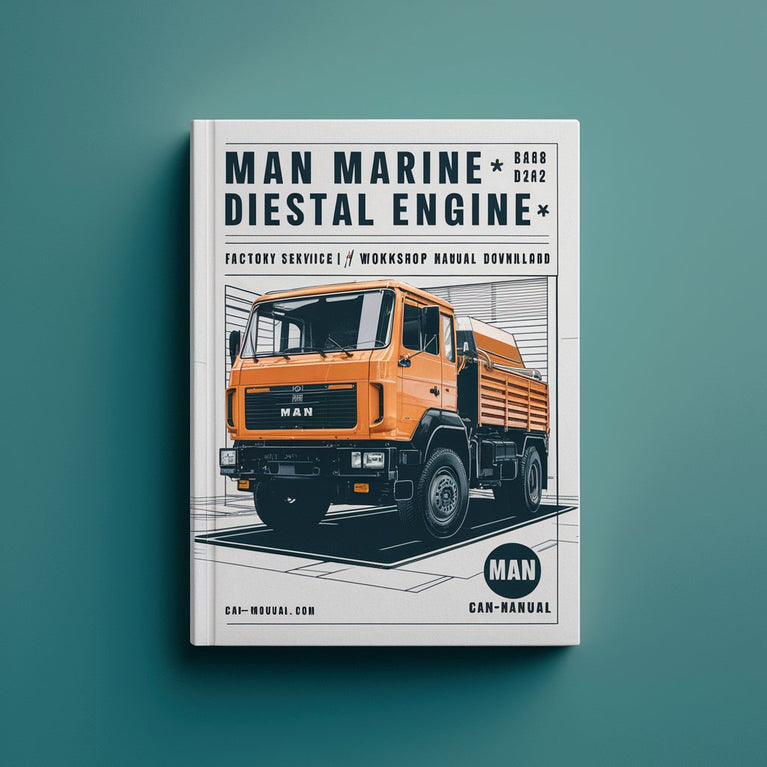 Manual de taller, reparación y servicio de fábrica del motor diésel marino MAN D2848 D2840 D2842 (D 2848 D 2840 D 2842)