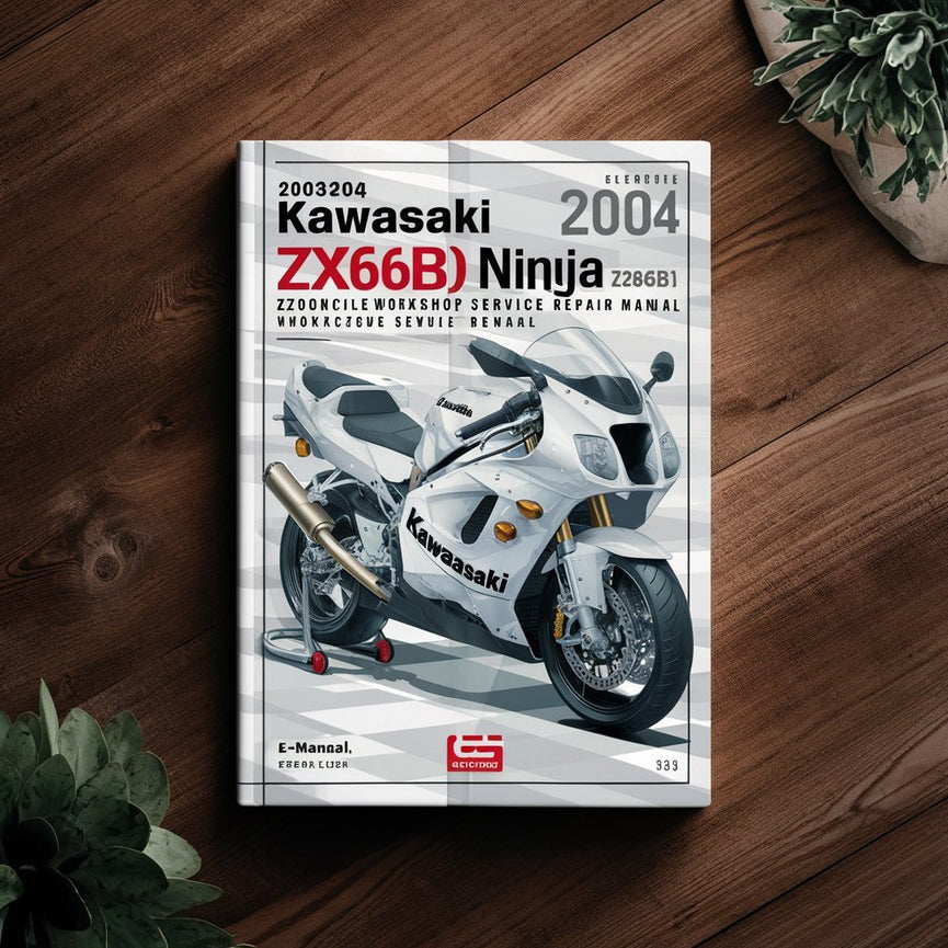 2003-2004 Kawasaki Zx6R(R) Ninja ZX636B1 ZX600K1 Motorcycle Workshop Service Manual PDF Download