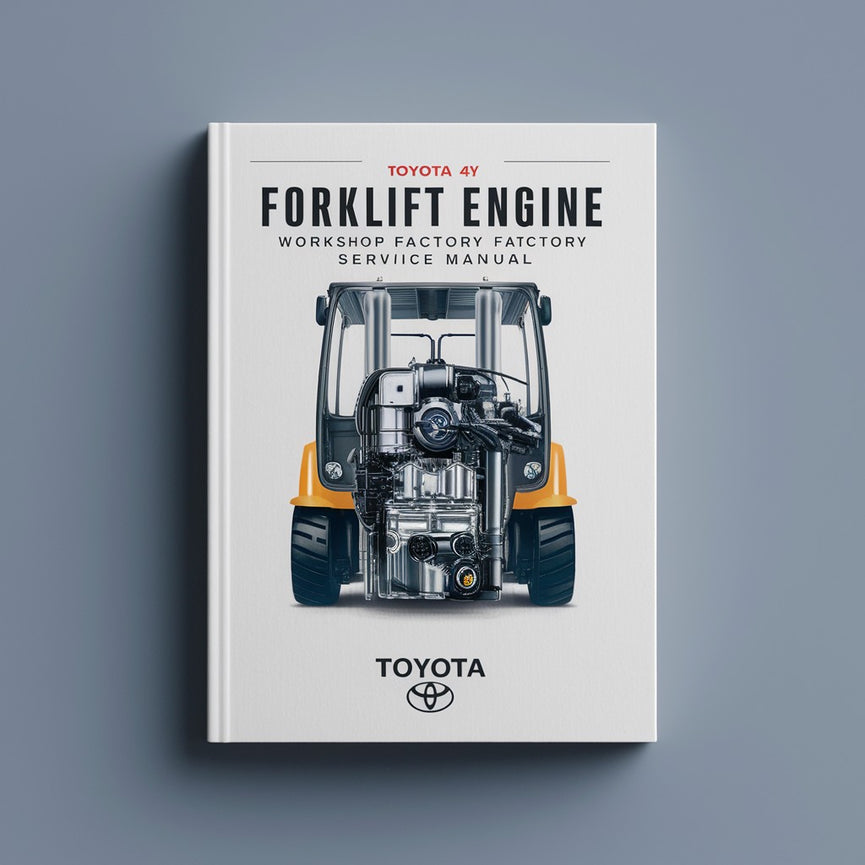 TOYOTA 4Y FORKLIFT Engine Workshop Factory Service Manual PDF Download