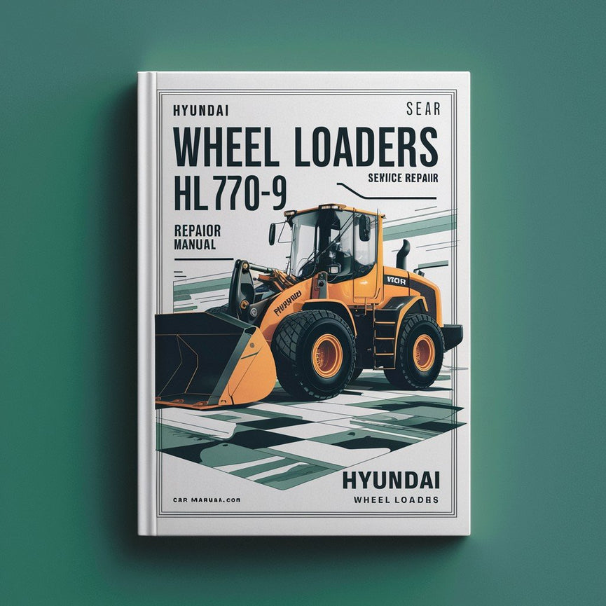 Manual de servicio de cargadoras de ruedas Hyundai HL770-9