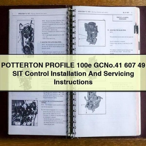 Instrucciones de instalación y mantenimiento del control SIT POTTERTON PROFILE 100e GCNo.41 607 49