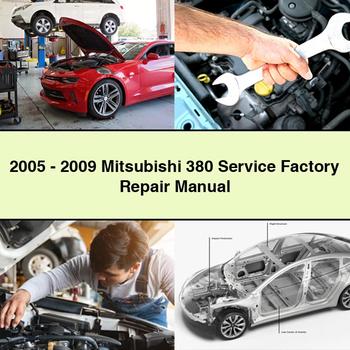 Manual de reparación y servicio de fábrica del Mitsubishi 380 2005-2009