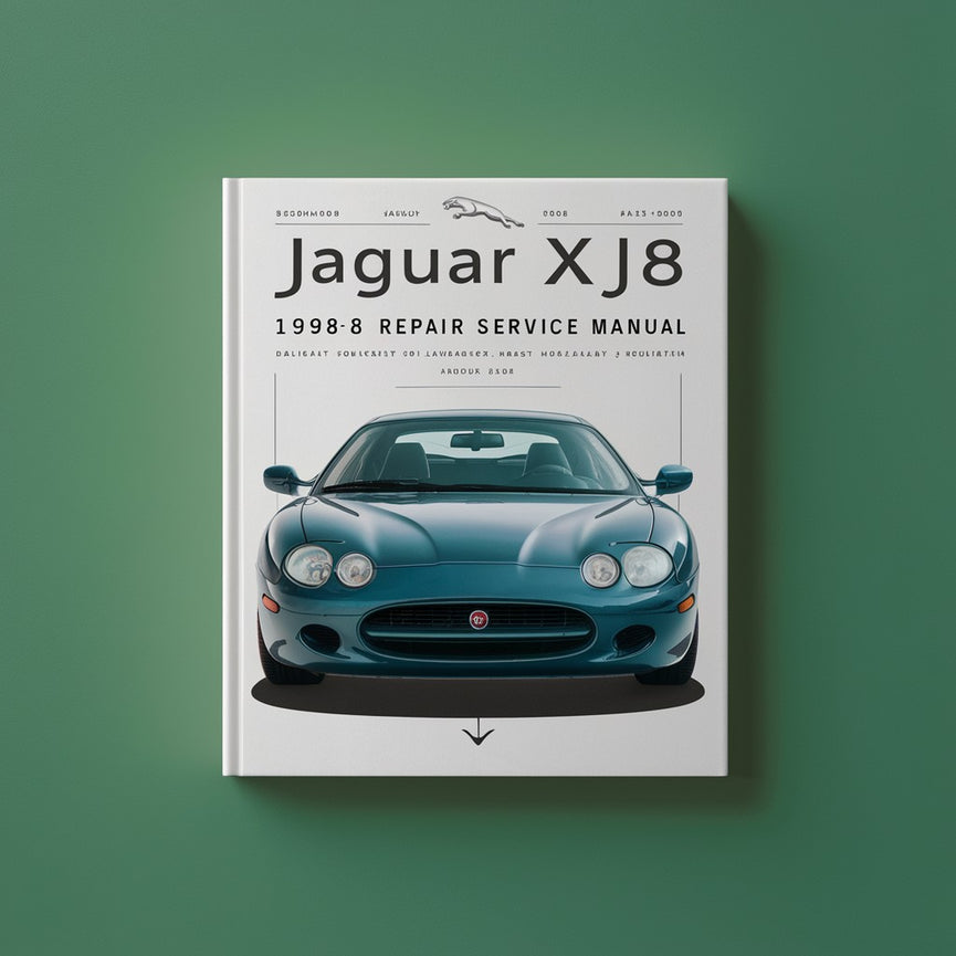 JAGUAR XJ8 1998-2003 Workshop Repair Service Manual