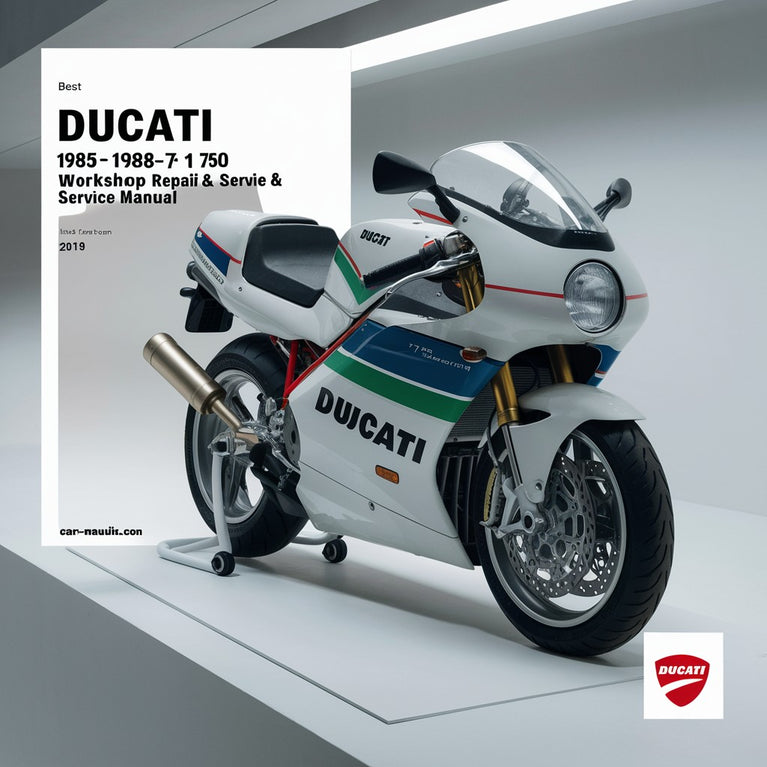 DUCATI 1985-1988 750 F1 750 MONTJUICH Manual de taller, reparación y servicio # CALIDAD