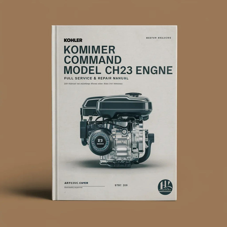 Manuel complet de réparation et d'entretien du moteur Kohler Command modèle CH680 CH23 23HP