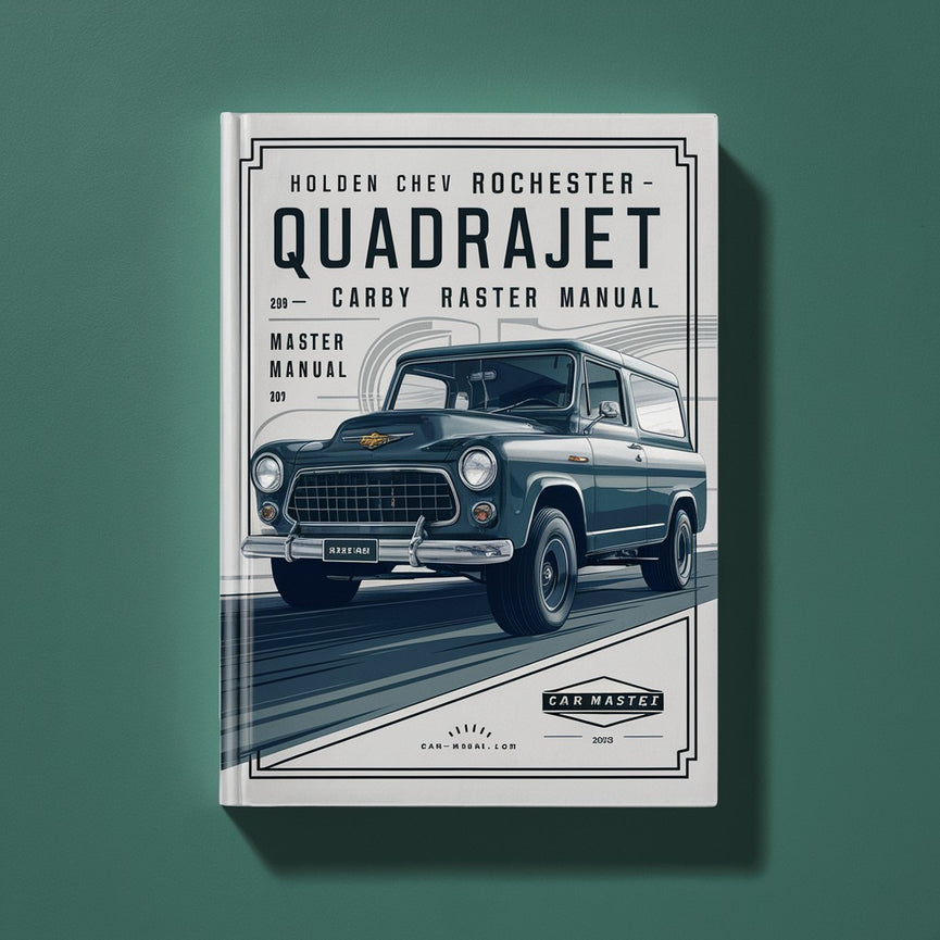 Manual maestro de reconstrucción del Holden CHEV ROCHESTER QUADRAJET CARBY