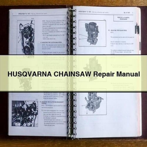 Manual de reparación de la motosierra Husqvarna