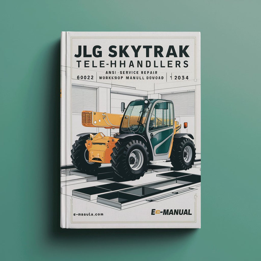 Manual de taller y reparación ANSI de los manipuladores telescópicos JLG SkyTrak 6036, 6042, 8042, 10042 y 10054 (N.º de pieza: 31200353)