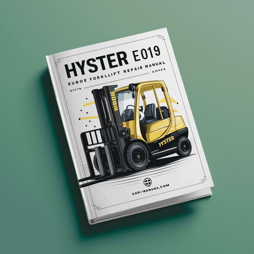 Hyster E019 Europe Forklift Service Repair Manual