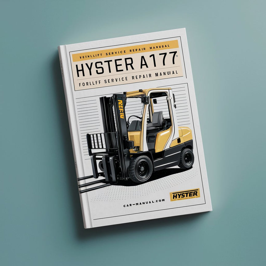 Hyster A177 (H2.50XL Europe) Forklift Service Repair Manual