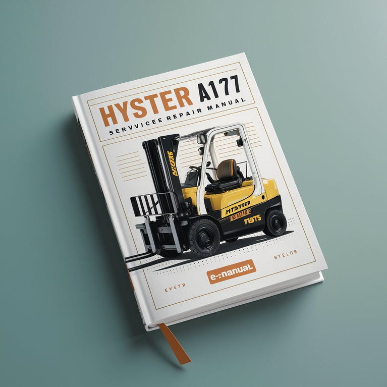 Hyster A177 (H40XL) Forklift Service Repair Manual