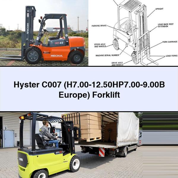 Hyster C007 (H7.00-12.50HP7.00-9.00B Europe) Forklift