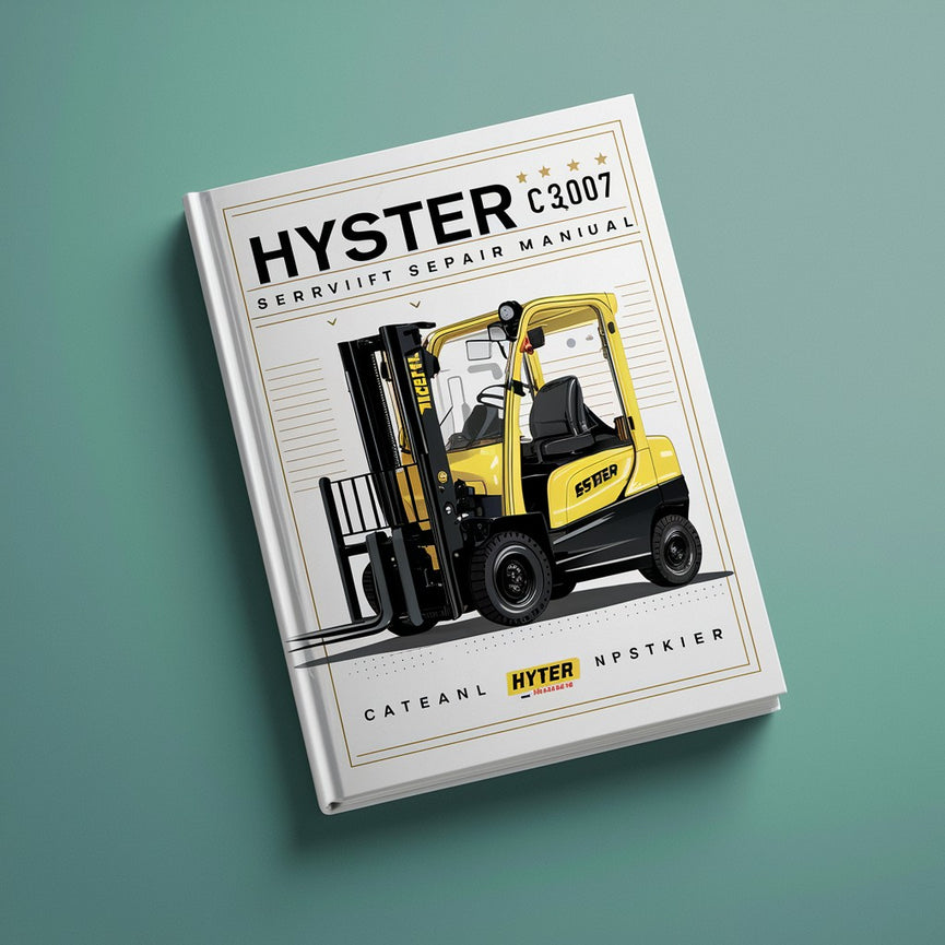 Manuel d'entretien du chariot élévateur Hyster C007 (P150B)