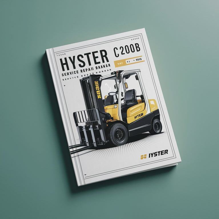 Manuel d'entretien du chariot élévateur Hyster C007 (P200B)