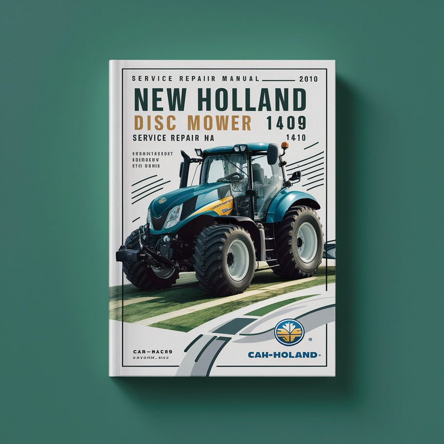 Manual de servicio y reparación de la segadora de discos New Holland 1409 1410