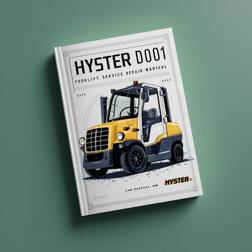 Manuel d'entretien du chariot élévateur Hyster D001 (H25XM)