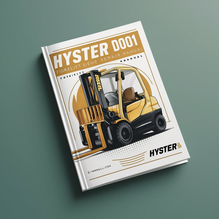 Manuel d'entretien du chariot élévateur Hyster D001 (H30XM)