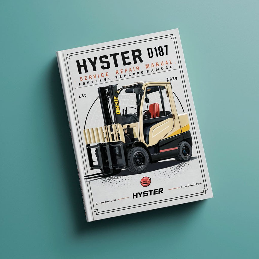 Manual de servicio de la carretilla elevadora Hyster D187 (S40XM)