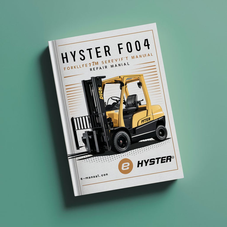 Hyster F004 (S4.00XM Europe) Forklift Service Repair Manual