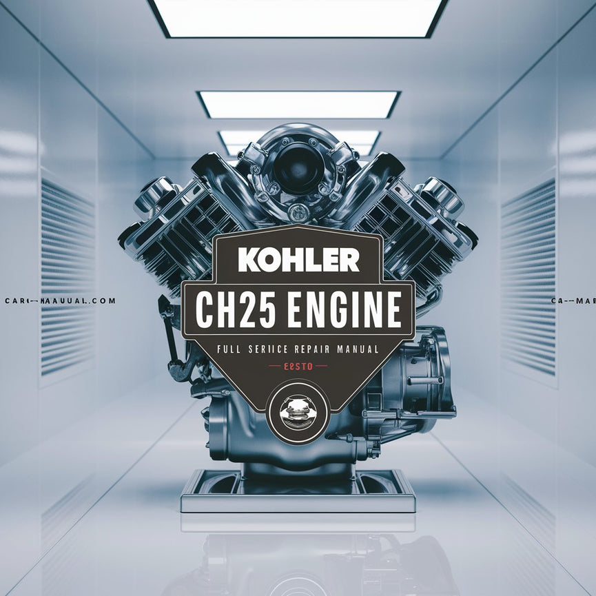 Manuel de réparation complet du moteur Kohler CH25