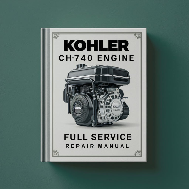 Manual de reparación y servicio completo del motor Kohler CH740