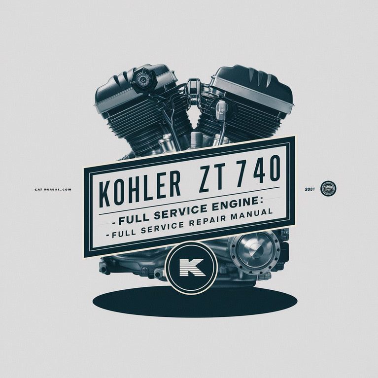 Manuel de réparation complet du moteur Kohler ZT740