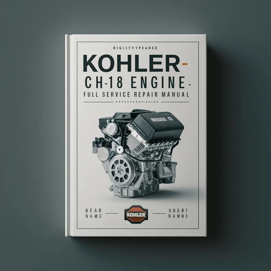 Manual de reparación y servicio completo del motor Kohler CH18