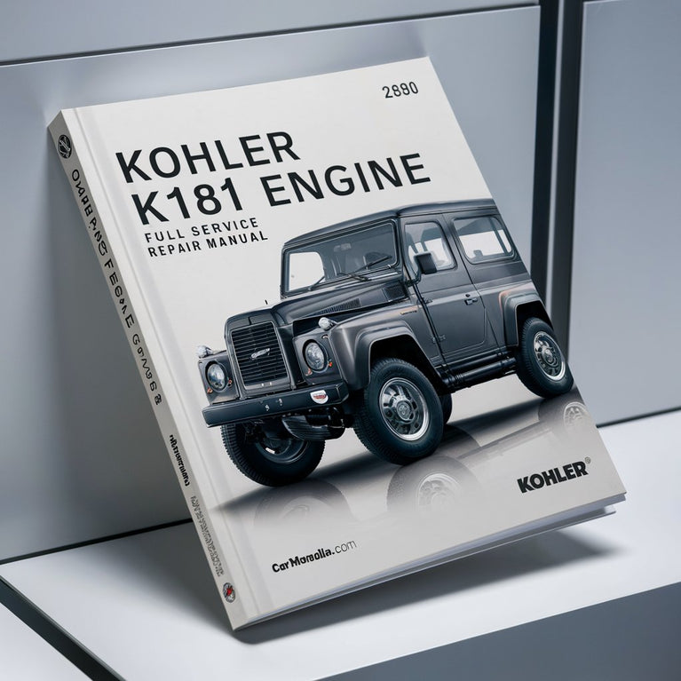 Manual de servicio y reparación completo del motor Kohler K181