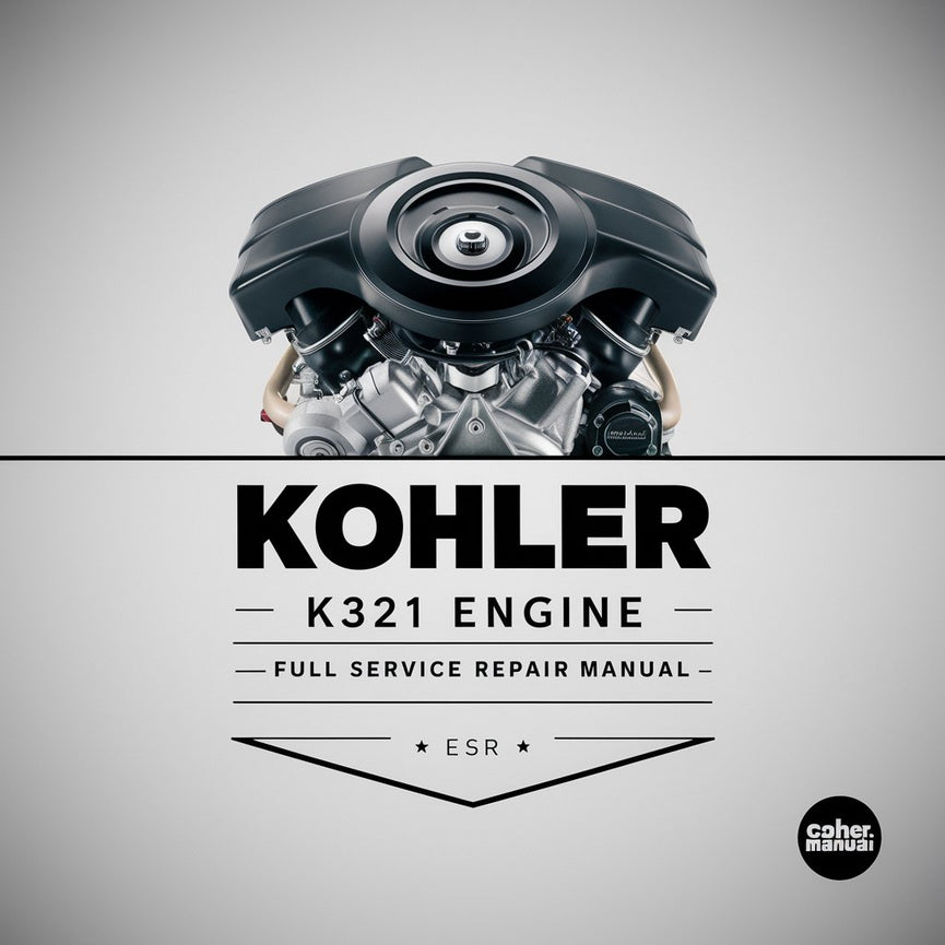 Manual de servicio y reparación completo del motor Kohler K321