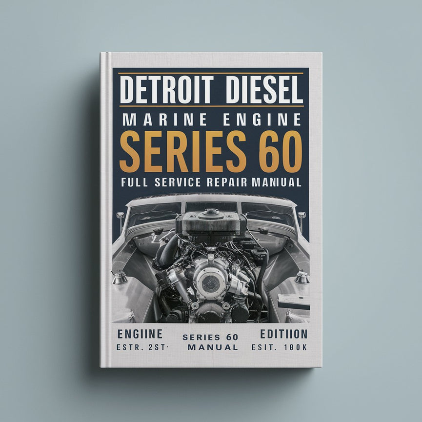 Manual de reparación y servicio completo del motor marino Detroit Diesel serie 60