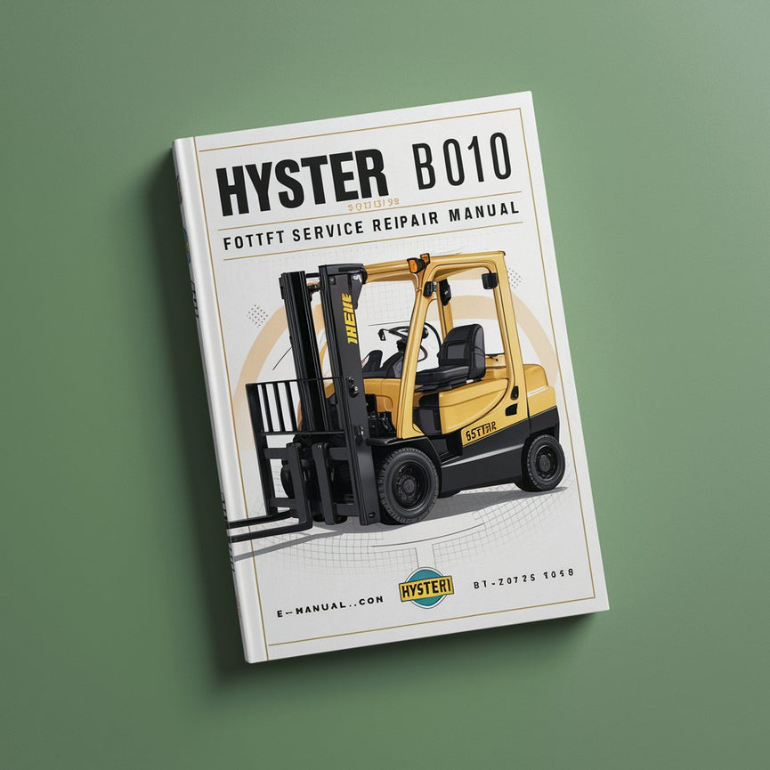 Hyster B010 (S1.75XL Europe) Forklift Service Repair Manual