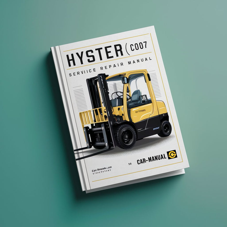 Manual de servicio y reparación de montacargas Hyster C007 (H150H)